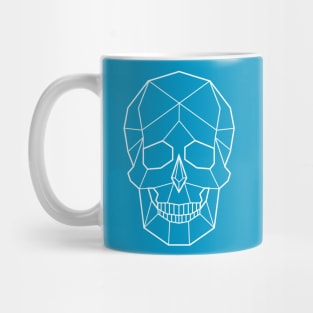 Geometric Skull Art Mug